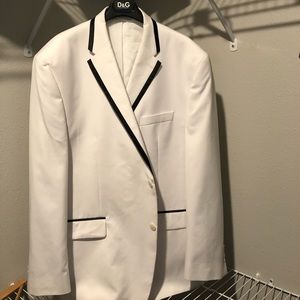 Sean John White and black tuxedo jacket